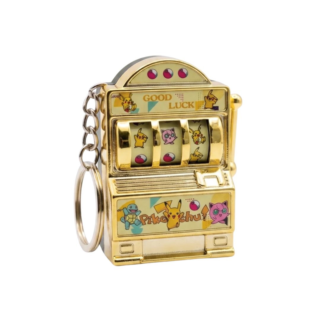 Llavero Mini Slot Dorado
