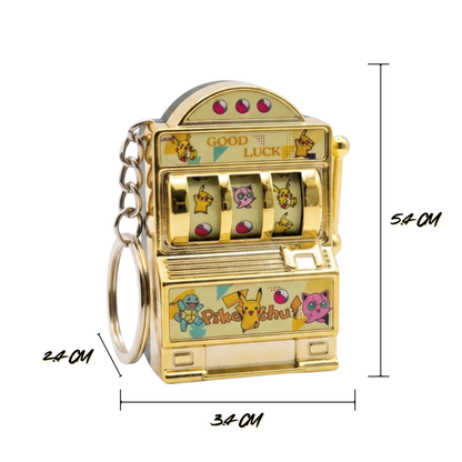 Llavero Mini Slot Dorado